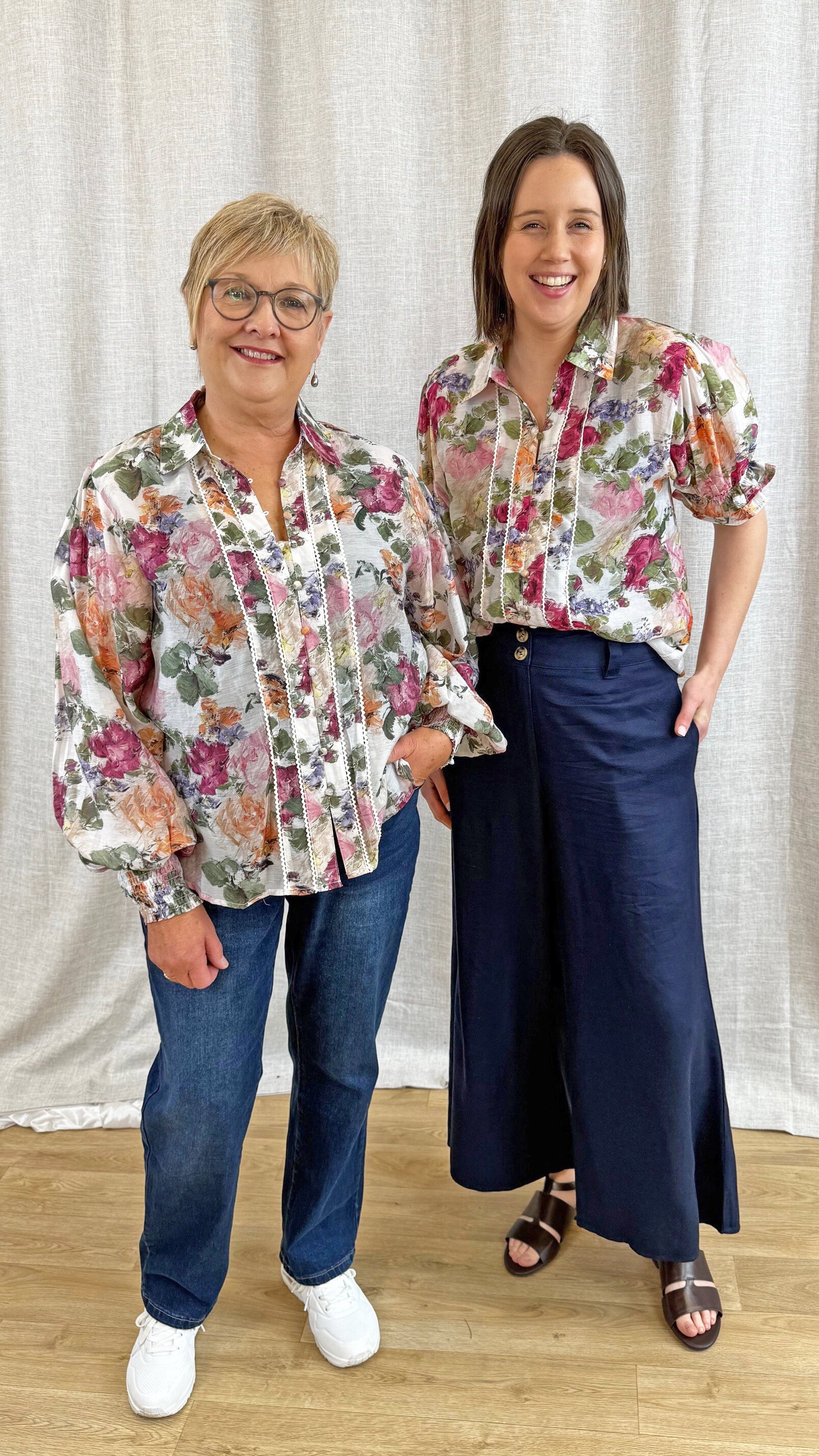 style items clothing on different bodies